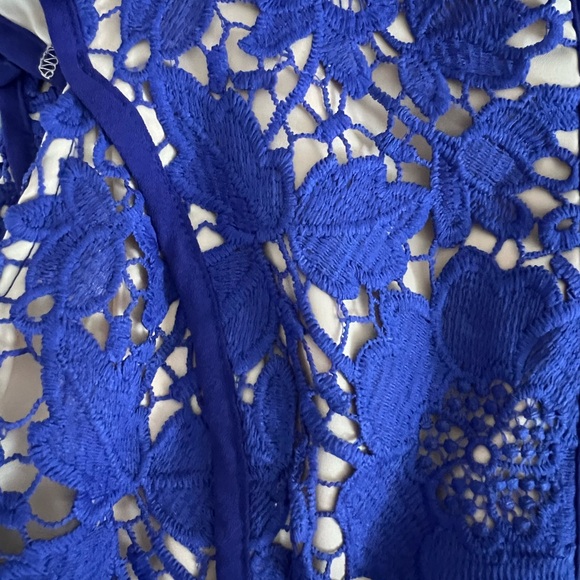 Embroidered Cocktail Dress - Picture 2 of 3